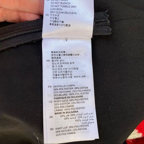 Sandro Paris Poetry Black Lace Romper - Picture 14 of 15